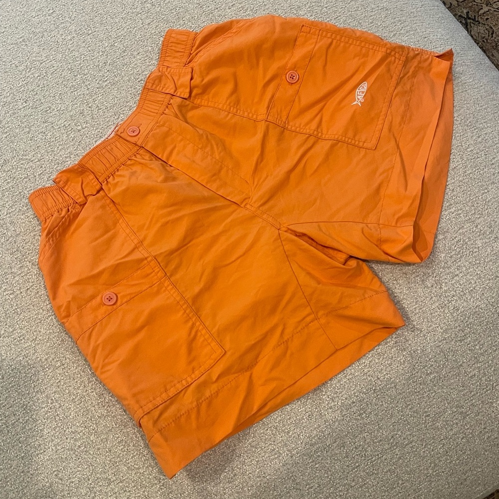 AFTCO 30" Orange Original Fishing Shorts